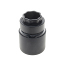 Grinder "Schwarz" Aluminium mit Glas, 4-tlg.; Ø 45 mm; Maße 10 cm x 7 cm