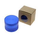 Grinder "Raute" 4-tlg., 5-fach sort.; Ø 52 mm; Höhe 4,8 cm; einzeln