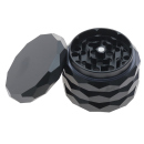 Grinder "Polygon" 4-tl.; 5-fach sort.; Ø 50 mm; Höhe 4,7 cm, einzeln