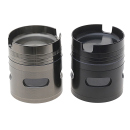 Grinder "Aschenbecher" 4-tlg.; 2-fach sort.; Ø 48 mm; Höhe 5,8 cm; einzeln