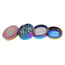 Grinder "Skull" regenbogenfarbig; 4-tlg.;...
