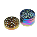 Grinder "Skull" regenbogenfarbig; 4-tlg.; Ø 48 mm; Höhe 3,3 cm