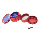 Grinder "Rot-Blau" Metall; 4-tlg.;  &Oslash; 55...