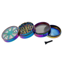 Grinder "Rainbow"; regenbogenfarbig; 4-tlg.;...