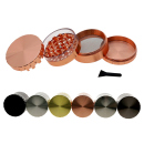 Grinder 4-tlg., &Oslash; 50 mm; H&ouml;he: 4,4 cm; einzeln