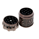 Grinder "Crown" gold/ bronze; Ø 34 mm, Höhe: 6,5 cm; einzeln