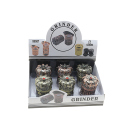 Grinder "Crown" gold/ bronze; Ø 34 mm, Höhe: 6,5 cm; einzeln