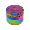 Grinder "Gold" regenbogenfarbig; 4-tlg.; Ø 45 mm; Höhe 3,6 cm