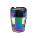 Grinder "Big Storage" regenbogenfarbig; 4-tlg.; Ø 60 mm; Höhe: 8 cm; einzeln