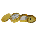 Grinder "XXL Premium" 4-tlg.; Ø 9 cm; Höhe 5 cm