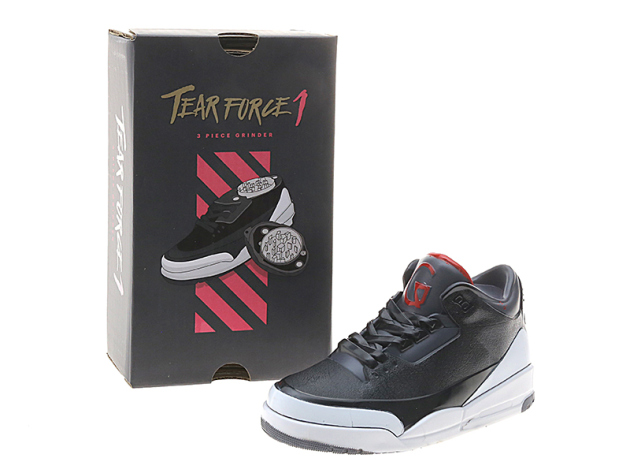 Grinder "Tear Force1 Schwarz"; 3-tlg.; Ø 35 mm; ca. 8 x14,5 cm, einzeln