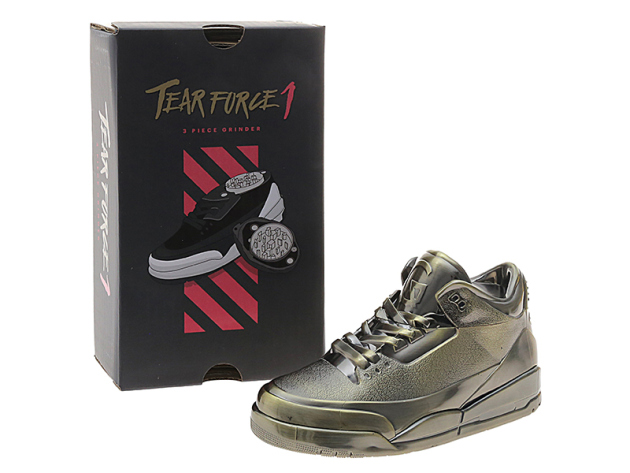Grinder "Tear Force1 Platin"; 3-tlg.; Ø 35 mm; ca. 8 x14,5 cm, einzeln