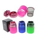 Grinder "Deluxe Glas"; 4-tlg.: 3-fach sort.;...