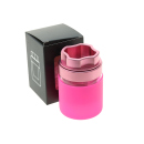 Grinder "Deluxe Glas"; 4-tlg.: 3-fach sort.; Ø 45 mm; Höhe 7,5 cm