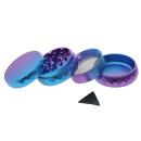 Grinder Diamond"; 4-tlg.; 3-fsch sort.; Ø 53 mm; Höhe 3,8 cm; einzeln