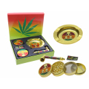Geschenkbox "Rasta Skull" Grinder,...