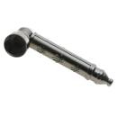 Metallpfeife "Hanfblatt" 4-fach sortiert; Länge 8 cm; 24er Display