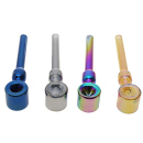 Glaspfeife 4-fach sortiert; Länge 12 cm; 24er Display