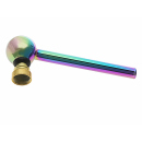 Glaspfeife "Rose Skull"; ca. 12 cm; 6-fach sort.; 24er Display