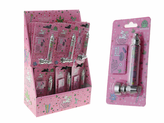 Pfeife "Baked Bunny"; 6-fach sort.; 24er Display