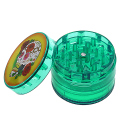 Grinder "Skull";  4-tlg.; 6-fach sort.; Ø 50 mm; Höhe 3,8 cm; 12 Display