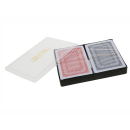 Kartenspiel "Royal" Set;  2-fach sortiert in Kunststoffbox; Doppelpack