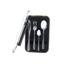 Besteck Set, Edelstahl, 24-teilig mit Aufbewahrungsbox