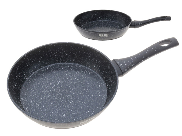 Bratpfanne Ø 24 cm; Höhe 5,5 cm; Antihaftbeschichtung; Aluminium; UVP: 29,90 Euro