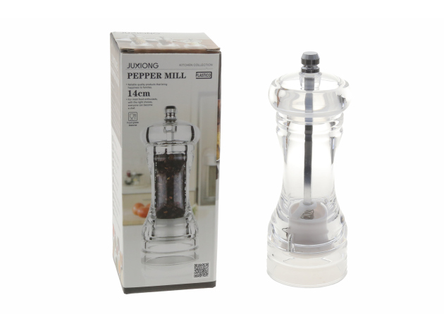 Pfeffermühle; Acryl; Höhe 14 cm