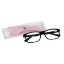 Lesebrille - schwarz, (+ 1,0) mit PE-Schutzetui, einzeln