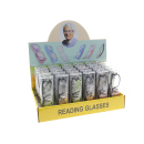 Lesebrille - schwarz, (+2,0) mit PE-Schutzetui, einzeln