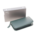 Maniküre Set;  grün; 6- tlg., Etui mit Reißverschluss