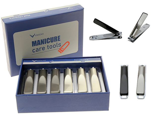 Nagelknisper Premium, 2-fach sortiert; Metall; 12er Pack