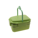 Lunchbox - 2-in-1 System aus Kunstsoff mit Metalleinsatz