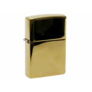 Benzinfeuerzeug "Gold" mit Einsatz; gl&auml;nzend