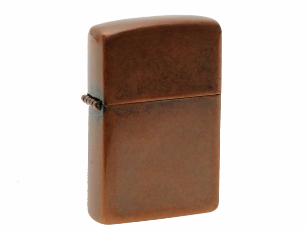 Benzinfeuerzeug "Messing" mit Einsatz; glänzend