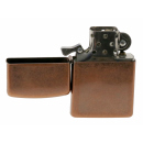 Benzinfeuerzeug "Messing" mit Einsatz;...