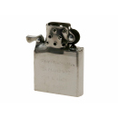 Benzinfeuerzeug "Messing" mit Einsatz; glänzend