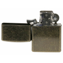 Benzinfeuerzeug "Gold Shabby" mit Einsatz