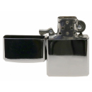 Benzinfeuerzeug "Silber" mit Einsatz;...