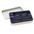 Drehunterlage "Skull" aus Metall, faltbar mit Kegeladler