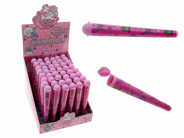 Cones "Baked Bunny", rose mit Motiv; 11,7 cm lang; 48er Display