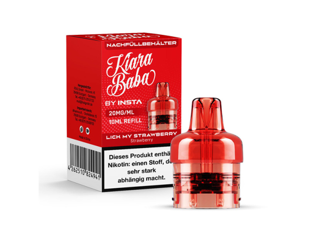 Kiara Baba Pod - Lick my Strawberry (Erdbeere) - 20mg