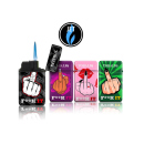 Sturmfeuerzeuge "F**CK IT" Jet-Flame, 4-fach...