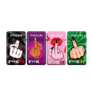 Sturmfeuerzeuge "F**CK IT" Jet-Flame, 4-fach sortiert, 20er Display