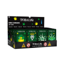 Sturmfeuerzeuge "King Cannabis" Jet-Flame, 4-fach sortiert, 20er Display