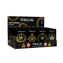 Sturmfeuerzeuge "Gold Cannabis" Jet-Flame, 4-fach sortiert, 20er Display