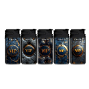 Sturmfeuerzeuge "Zlix-Vip" Jet-Flame, 5-fach sortiert, 20er Display