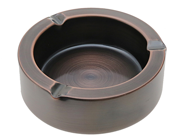 Aschenbecher "Kupfer" ; Ø 12 cm; Höhe: 3,6 cm