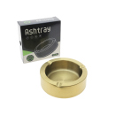 Aschenbecher "GOLD"; Ø 12 cm; Höhe: 3,6 cm